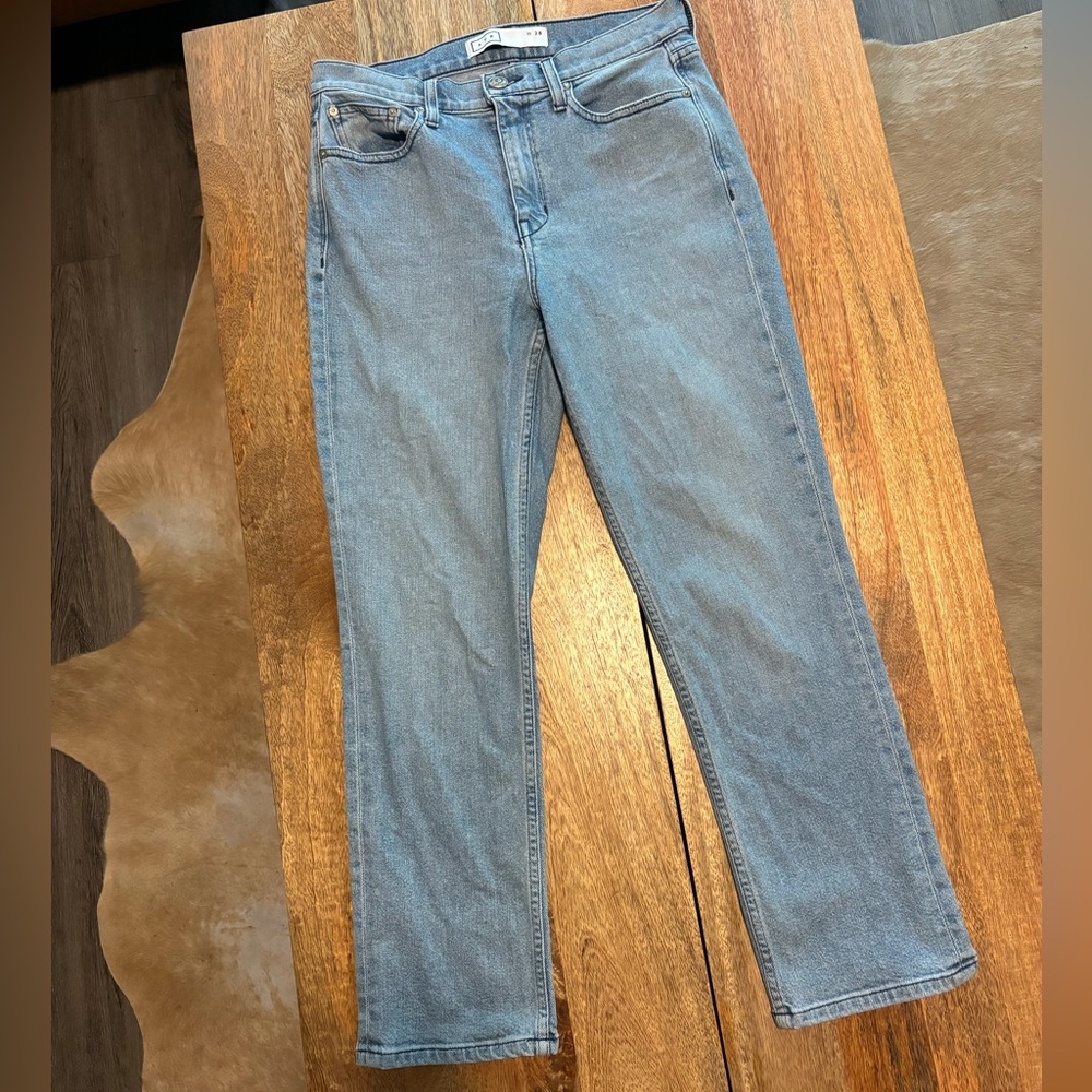 AYR The Yes Yes Yes Jean Straight Leg Cropped